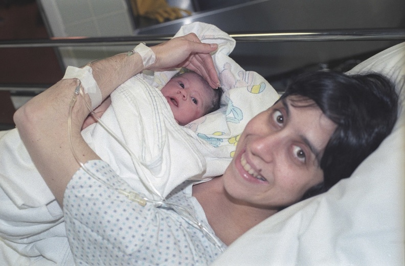 104-06 19850124 Lucy day of birth with Lynne El Camino Hospital Mt View CA.jpg